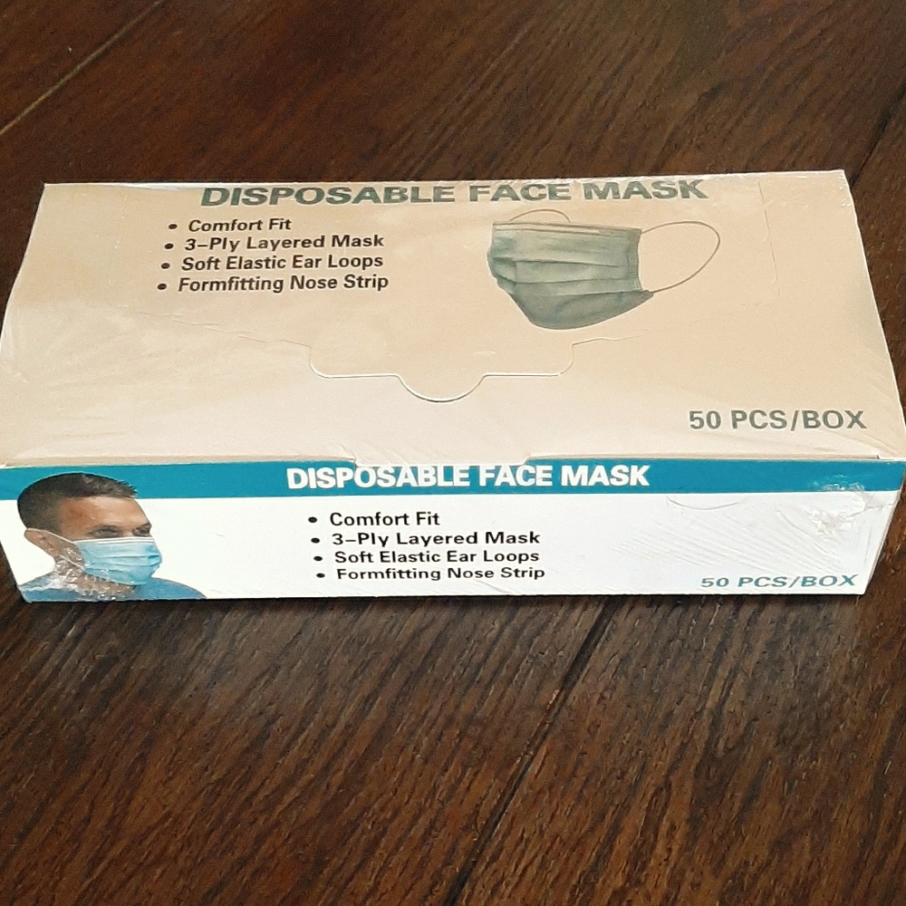 50 Disposable Face Masks